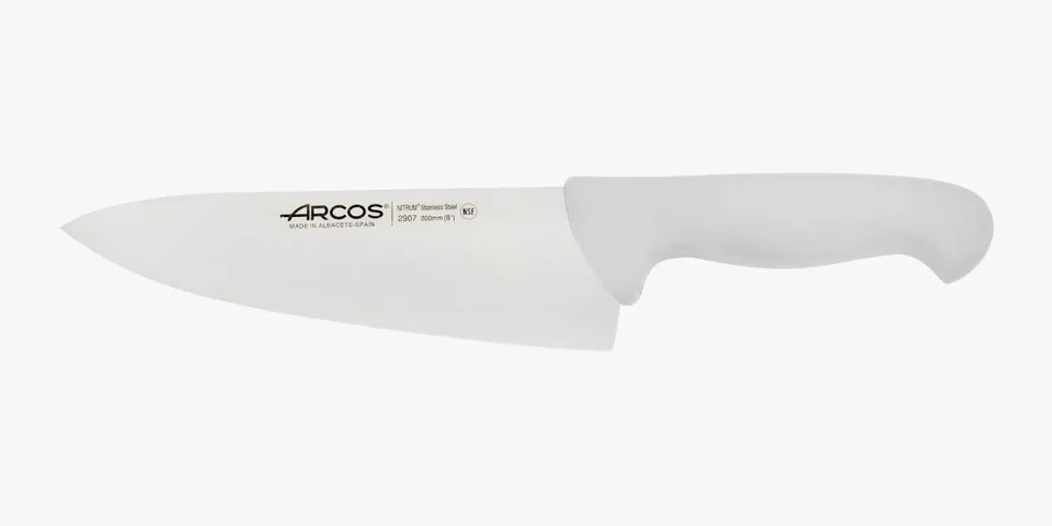 arcos-coltello-da-chef-serie-2900-bianco-200-mm-lama-nitrum-forgiata-ad-albacete image 1