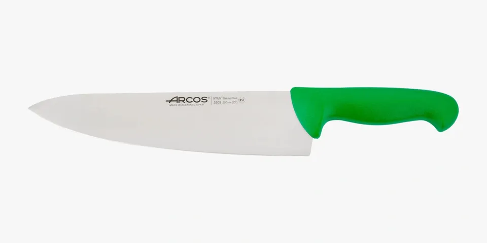 arcos-serie-2900-coltello-cuoco-verde-250-mm-lama-in-acciaio-inox-nitrum-per-ver image 1
