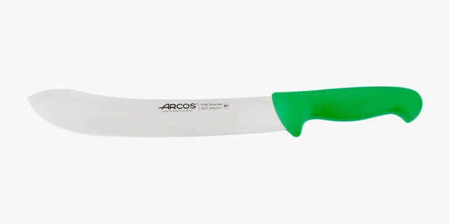 arcos-coltello-macellaio-serie-2900-colore-verde-250-mm-lama-nitrum image 1