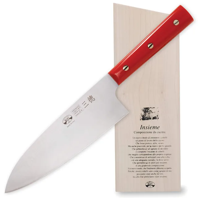 coltellerie-berti-1895-coltello-santoku-giapponese-da-chef-artigianale-con-ceppo image 1