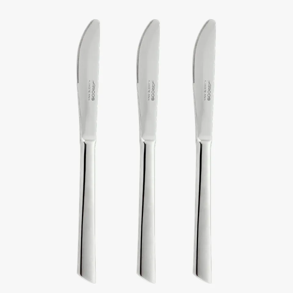 arcos-serie-toscana-set-3-coltelli-da-dessert-in-acciaio-inossidabile-monoblocco image 1
