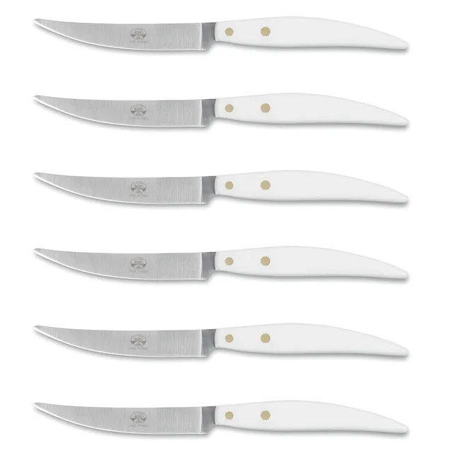 coltellerie-berti-1895-set-coltelli-da-bistecca-artigianali-6-pezzi-lama-liscia- image 1
