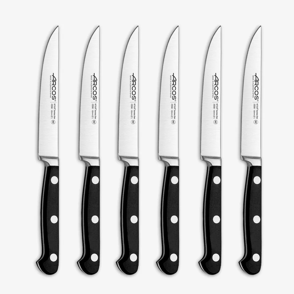 arcos-serie-cl-sica-set-6-coltelli-da-bistecca-chuletero image 1