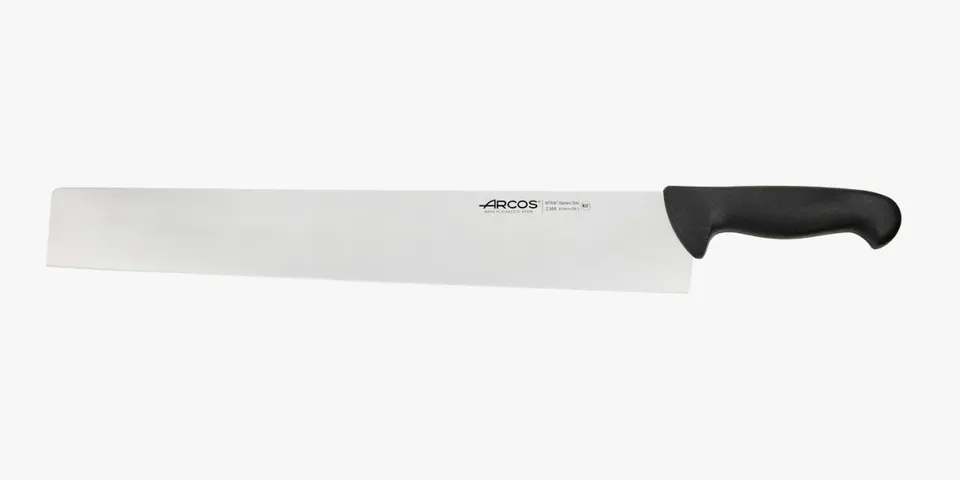 arcos-2900-410-mm-coltello-per-salame-e-formaggio-con-lama-nera-in-acciaio-nitru image 1