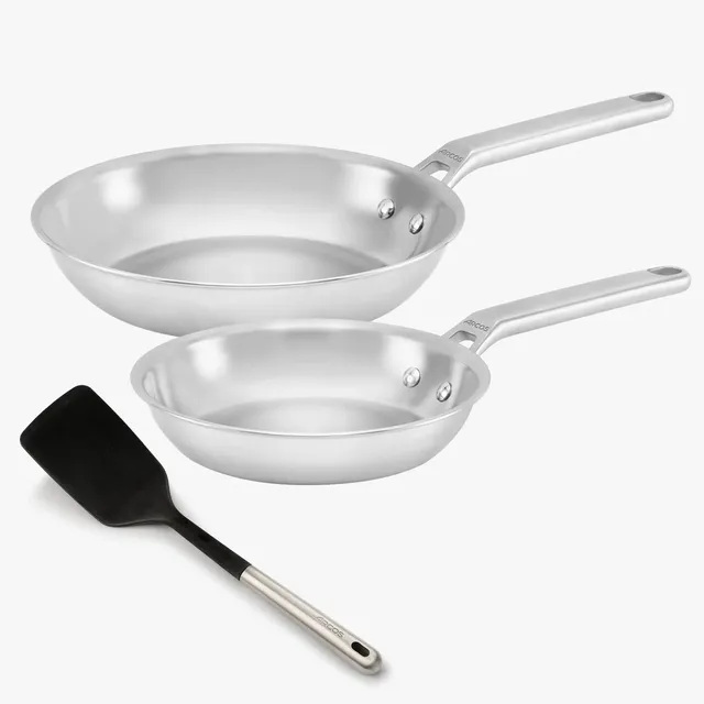 arcos-samoa-inox-set-padelle-20-e-24-cm-con-spatola image 1