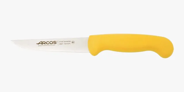 arcos-coltello-verdure-serie-2900-colore-giallo-100-mm image 1