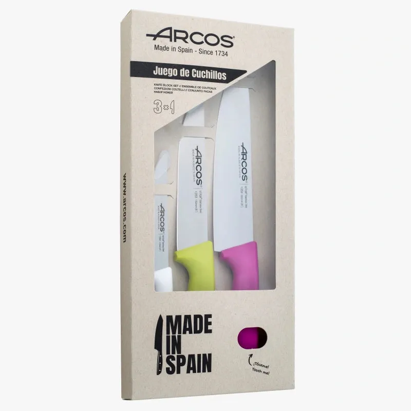 arcos-serie-niza-set-coltelli-3-pezzi-chef-200-mm-chef-150-mm-verdure-110-mm image 1