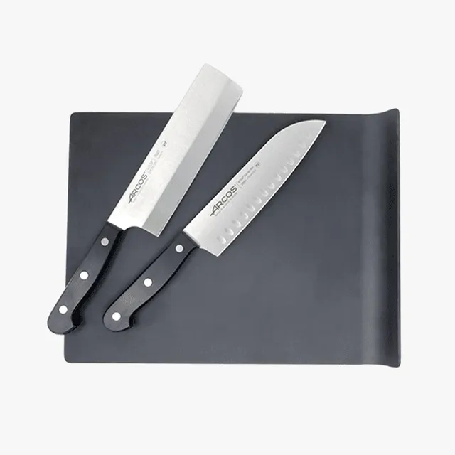 arcos-set-cucina-giapponese-con-coltello-santoku-170-mm-coltello-usuba-175-mm-e- image 1