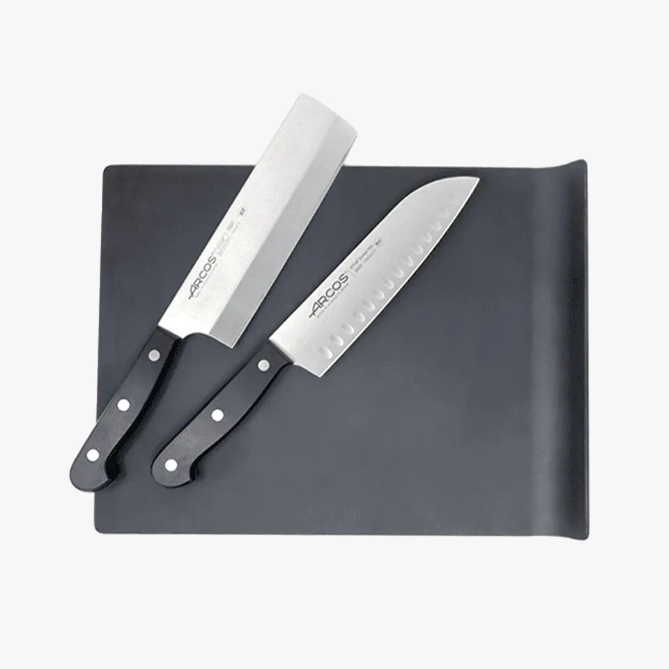 arcos-set-cucina-giapponese-con-coltello-santoku-170-mm-coltello-usuba-175-mm-e- image 1