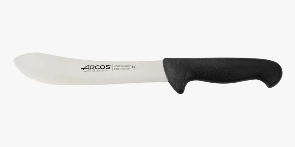 arcos-serie-2900-coltello-da-macellaio-nero-200-mm-con-lama-nitrum image 1