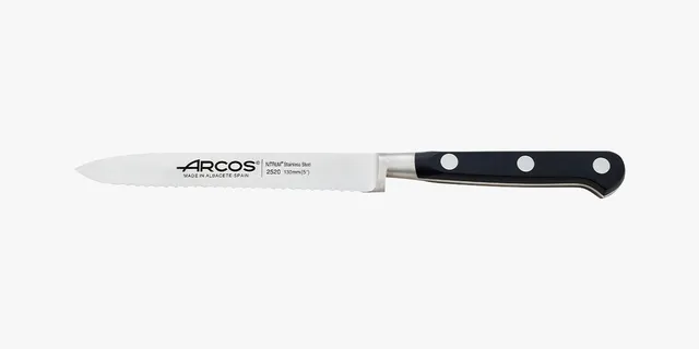 arcos-serie-lyon-coltello-pomodoro-con-lama-dentata-acciaio-nitrum-130-mm image 1