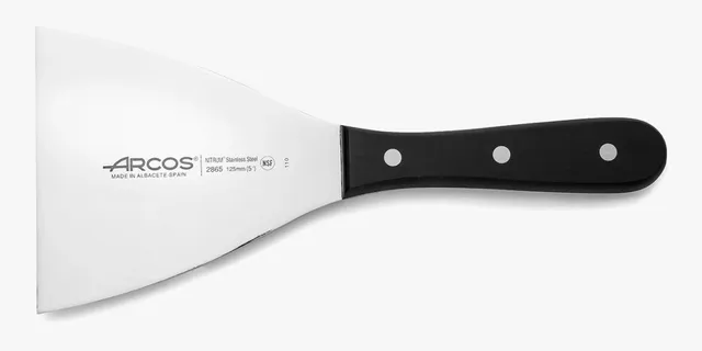 arcos-serie-universal-spatola-in-acciaio-inox-nitrum-125-x-120-mm-con-manico-in- image 1