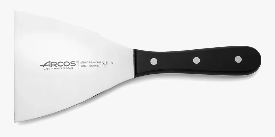 arcos-serie-universal-spatola-in-acciaio-inox-nitrum-125-x-120-mm-con-manico-in- image 1