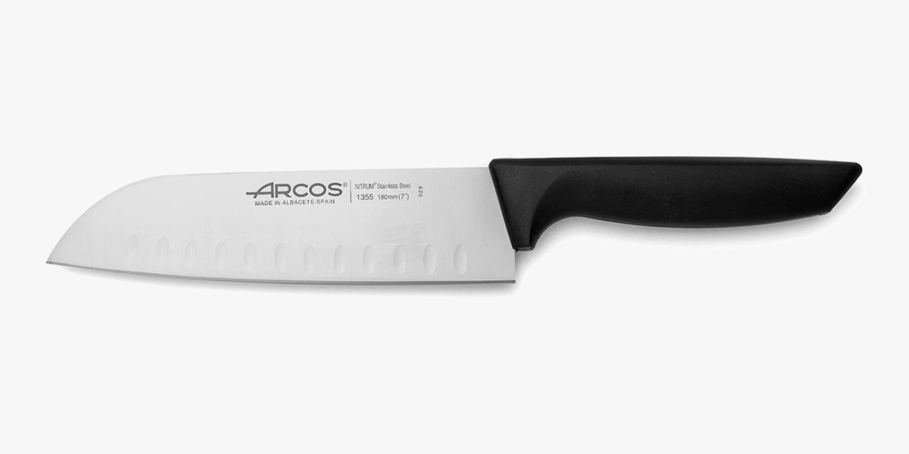 arcos-serie-niza-coltello-santoku-con-alveoli-180-mm image 2