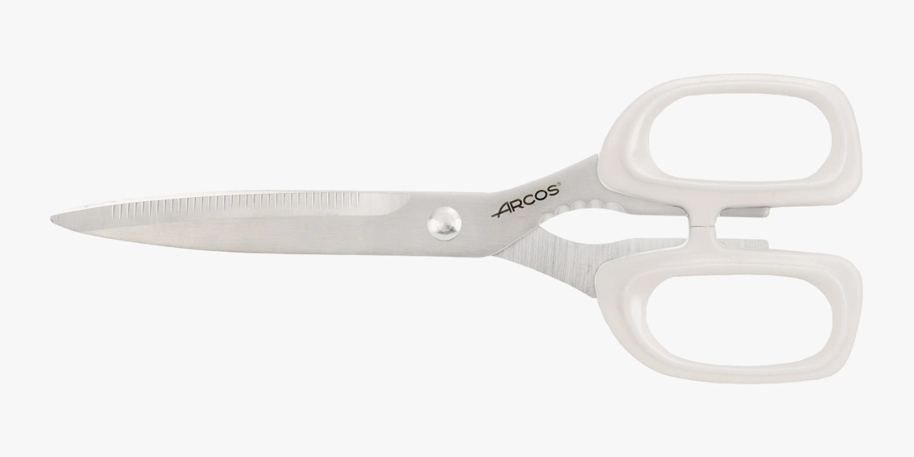 arcos-serie-deluxe-forbici-da-cucina-220-mm-con-lama-microdentata-manico-bianco- image 1