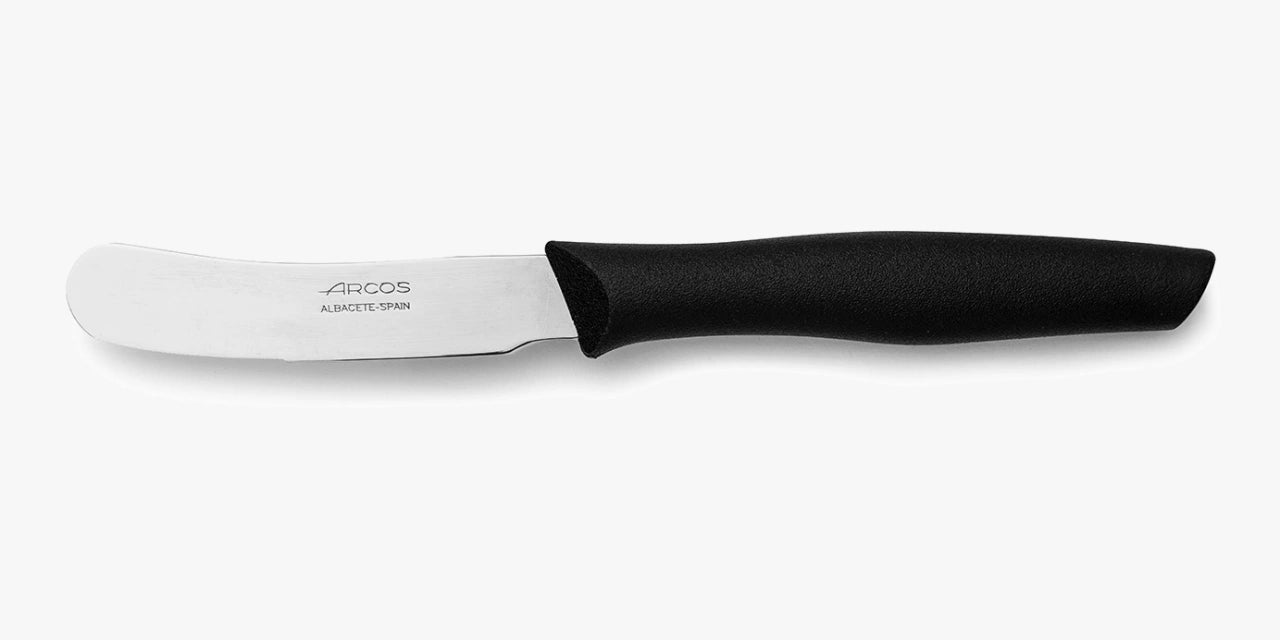 arcos-coltello-da-burro-nero-serie-nova-90-mm-lama-perlata-ultraleggera image 1