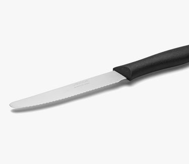 arcos-nova-coltello-da-tavola-110-mm-nero-con-lama-seghettata-punta-arrotondata image 2