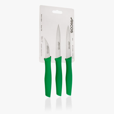 arcos-serie-nova-set-3-coltelli-mondatori-verdi-lame-in-acciaio-inox-di-varie-fo image 2
