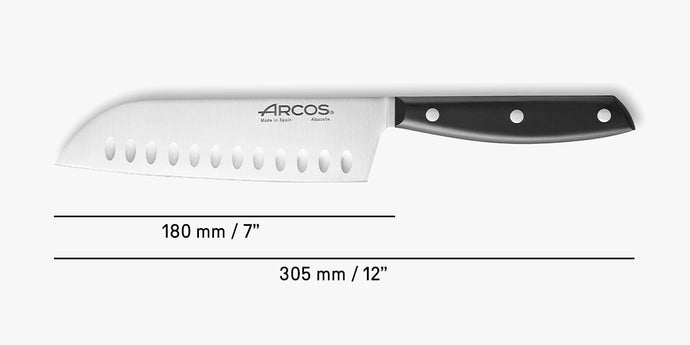 arcos-ibiza-coltello-santoku-con-alveoli-180-mm-lama-antiaderente-in-acciaio-nit image 7