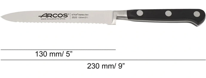 arcos-serie-lyon-coltello-pomodoro-con-lama-dentata-acciaio-nitrum-130-mm image 2