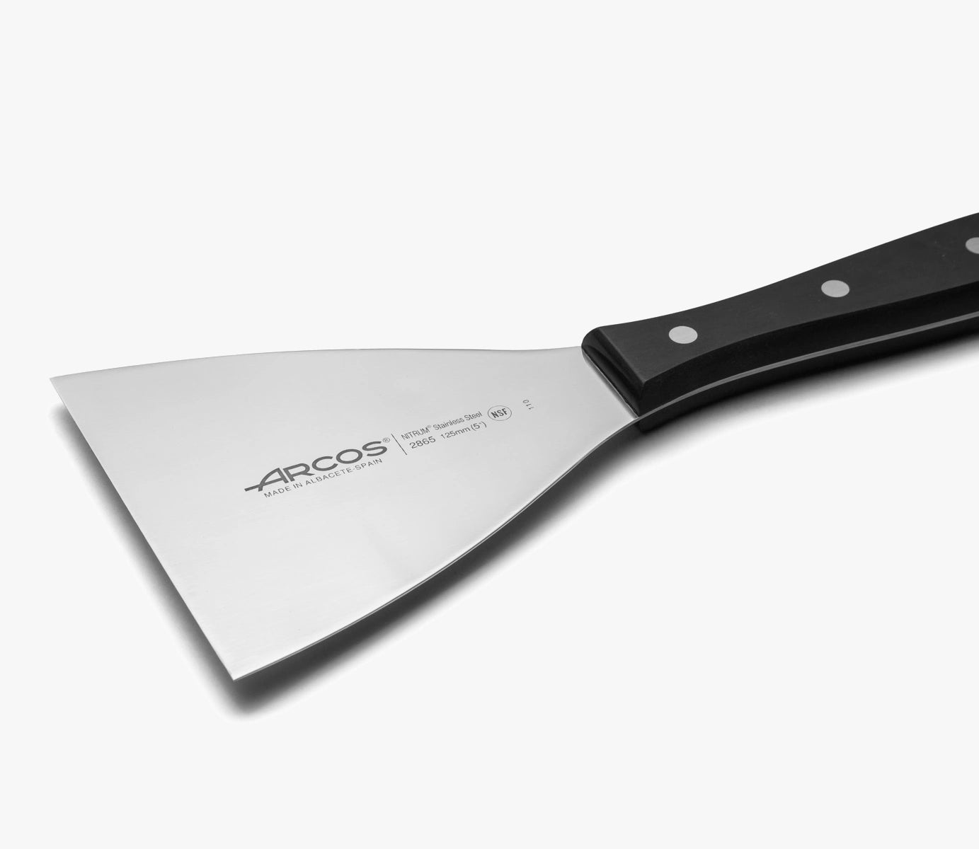 arcos-serie-universal-spatola-in-acciaio-inox-nitrum-125-x-120-mm-con-manico-in- image 3