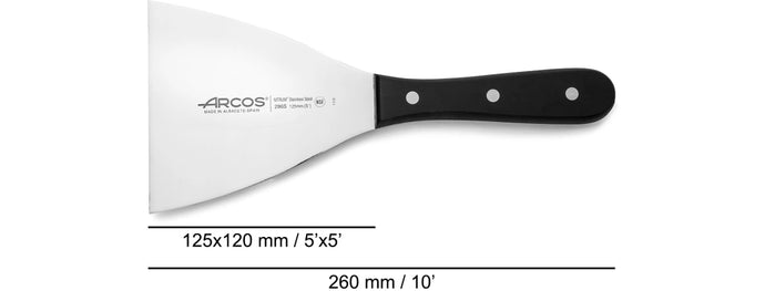 arcos-serie-universal-spatola-in-acciaio-inox-nitrum-125-x-120-mm-con-manico-in- image 7