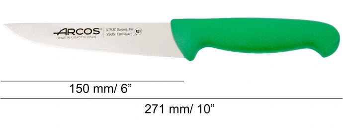arcos-serie-2900-coltello-da-cuoco-150-mm-verde image 5