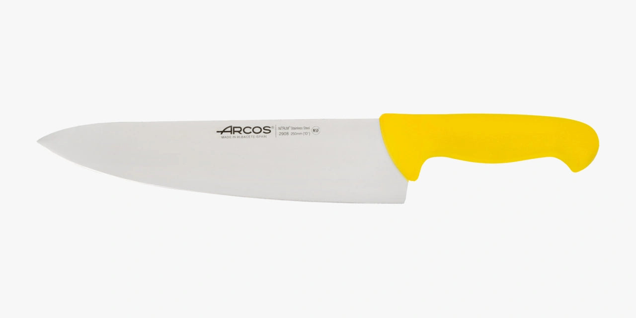 arcos-serie-2900-coltello-cuoco-giallo-250-mm image 1