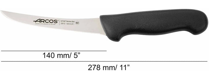arcos-2900-coltello-disossatore-140-mm-nero-in-acciaio-inox image 5