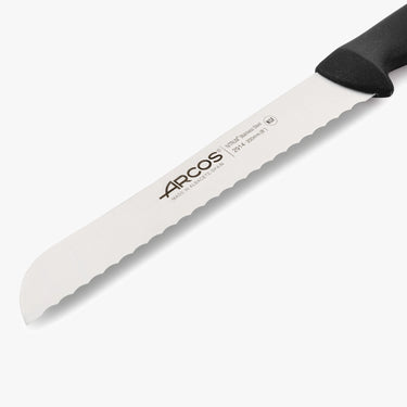 arcos-coltello-da-pane-serie-2900-nero-lama-seghettata-in-acciaio-inox-per-pane- image 3