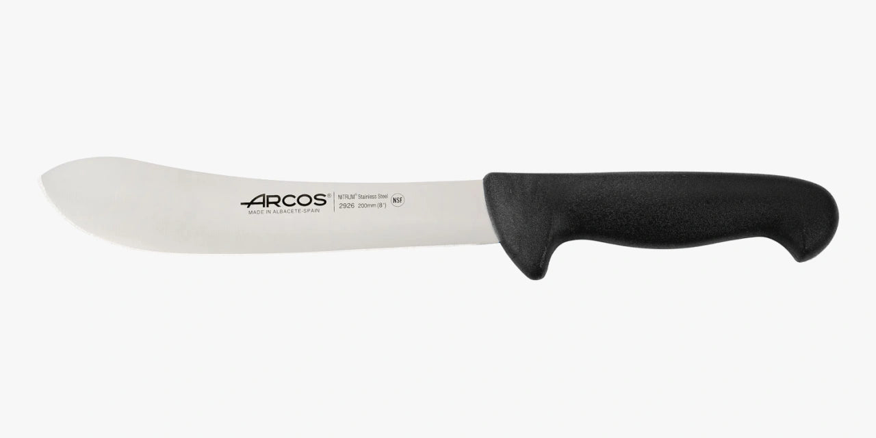 arcos-serie-2900-coltello-da-macellaio-nero-200-mm-con-lama-nitrum image 1