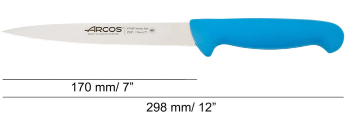 arcos-serie-2900-coltello-per-sogliole-blu-170-mm image 2