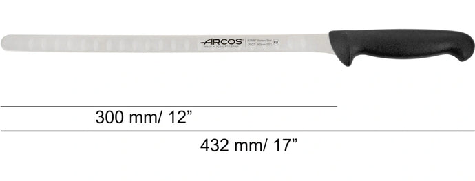 arcos-serie-2900-coltello-per-salmone-nero-300-mm image 2
