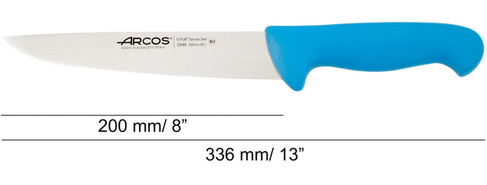 arcos-serie-2900-coltello-da-macellaio-blu-200-mm-acciaio-nitrum image 2