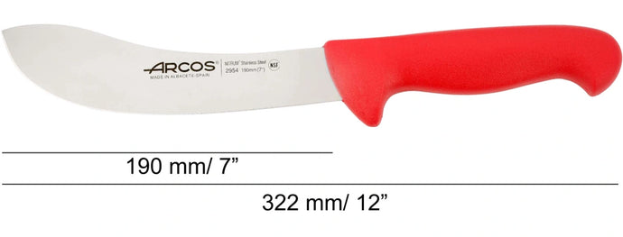 arcos-serie-2900-coltello-da-spellare-rosso-190-mm image 2