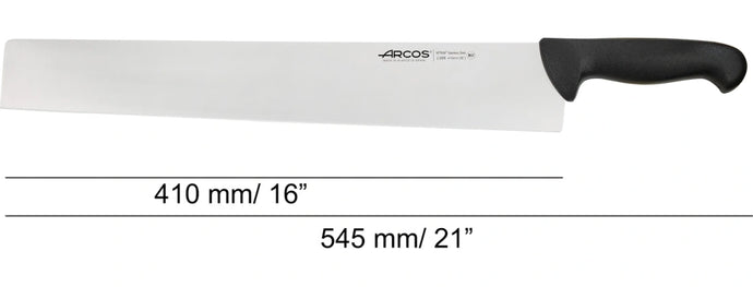 arcos-2900-410-mm-coltello-per-salame-e-formaggio-con-lama-nera-in-acciaio-nitru image 3