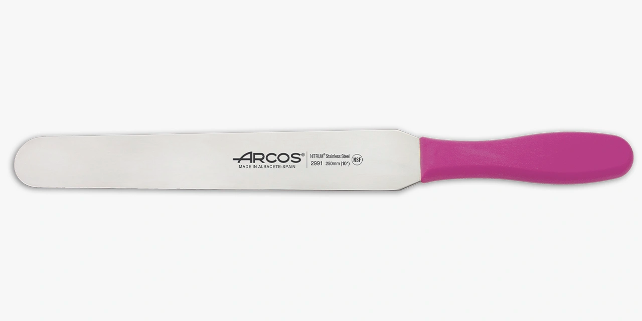 arcos-serie-2900-spatola-per-dolci-250-mm-fucsia-manico-ergonomico-in-polipropil image 2