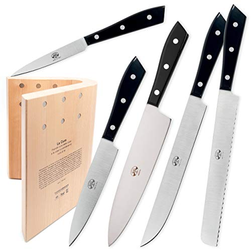 coltellerie-berti-1895-set-5-coltelli-da-cucina-professionali-con-ceppo-libro-ne image 8