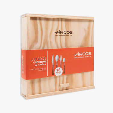 arcos-serie-manchega-set-16-pezzi-di-posate-in-acciaio-nitrum-design-tradizional image 3