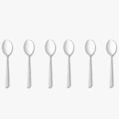 arcos-serie-toscana-set-6-cucchiaini-moka-115-mm-in-acciaio-inossidabile-18-10 image 7