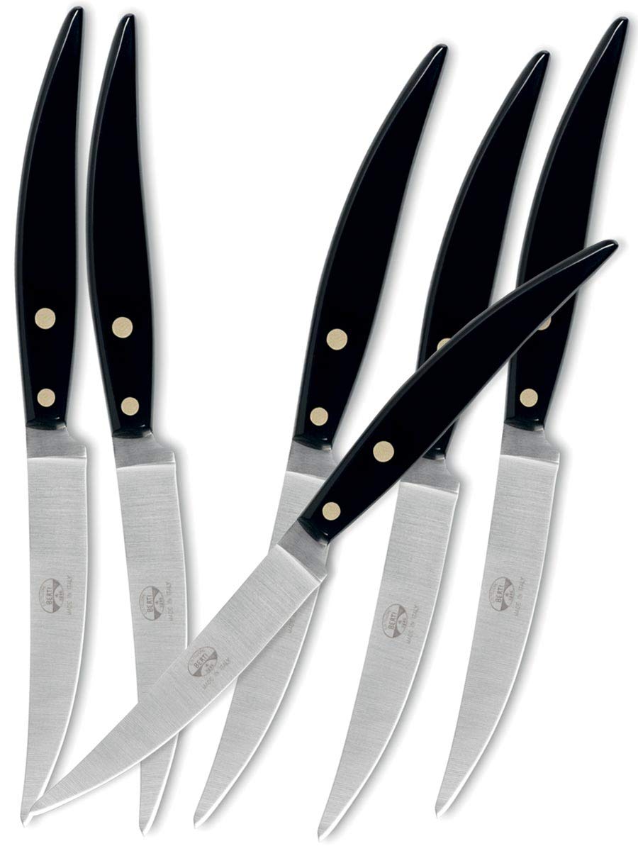 coltellerie-berti-1895-set-coltelli-da-bistecca-artigianali-6-pezzi-lama-liscia--2 image 8