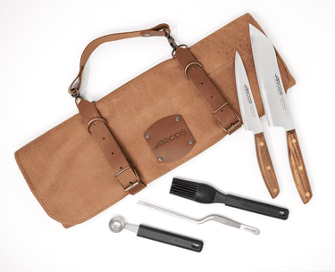 arcos-set-chef-professionale-custodia-in-pelle-con-coltello-chef-n-rdika-140-mm- image 2